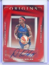 2023 Panini Origins WNBA DEANNA NOLAN #LS-DNL LEGACY SIGNATURES RED AUTO /49