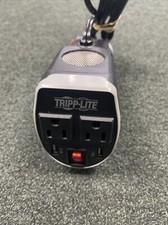 Tripp Lite 200W AC Inverter with USB Charging; 1 Outlet 2 USB Ports Silver