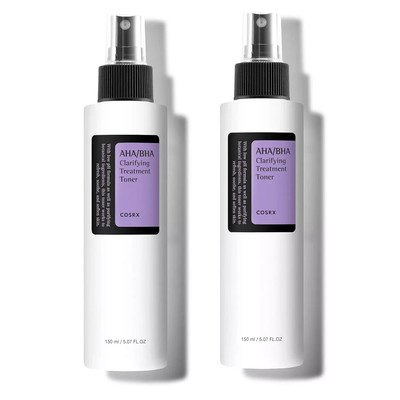 2 Pack of COSRX AHA/BHA Clarifying Treatment Toner 150ml - Exp 2027 Free Ship