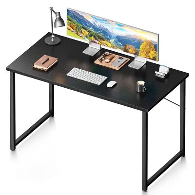 Coleshome 48 Inch Computer Desk, Modern Simple Style Desk for Home Office, Study