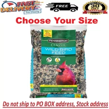 Pennington Classic Wild Bird Feed and Seed Bag 10 lb.  20. lb 40 lb. Birds Food