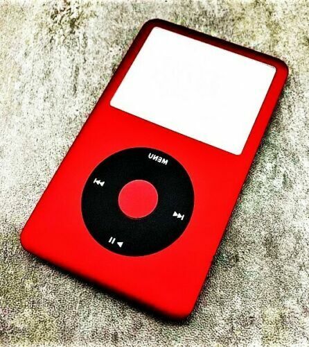 ROCKBOX APPLE IPOD CLASSIC 6TH GEN RED SD 512GB! METAL FRONT ROCKBOX APPLE IPOD CLASSIC 6TH GEN RED SD 512GB! METAL FRONT