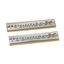 Original VW Touareg (7P) TOUAREGX Plakette Set seitlich Kotflügel Emblem OEM