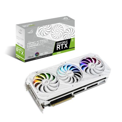 ASUS ROG Strix GeForce RTX 3090 OC White Edition 24GB GDDR6X Graphics Card