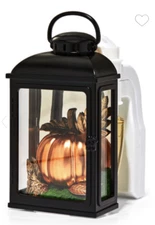 BATH & BODY WORKS PUMPKIN LANTERN WALLFLOWER DIFFUSER PLUGIN NIGHTLIGHT NEW!