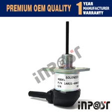 12V Fuel Shut Off Solenoid 1A021-60015 1A021-60017 for Kubota V2003 V2203 V2403