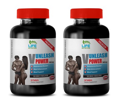 libido vitamins - Unleash ''V'' Power 785mg 2 Bottles - natural male enlargement