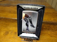LEGS IN LEATHER BOOTS PINUP GIRL ZIPPO LIGHTER MINT IN BOX 2011
