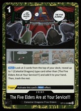 The Five Elders Are at Your Service!! OP13-096 Carrying On His Will One Piece NM
