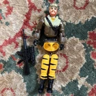 1988 G.I. Joe Tiger Force Frostbite (Version 2)  W/ Gun Broken Band