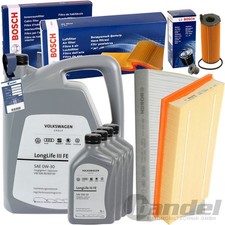 BOSCH FILTERSET+ORIGINAL 0W30 ÖL passend für 3.0+V6 TDI AUDI Q7 4L VW TOUAREG 7L