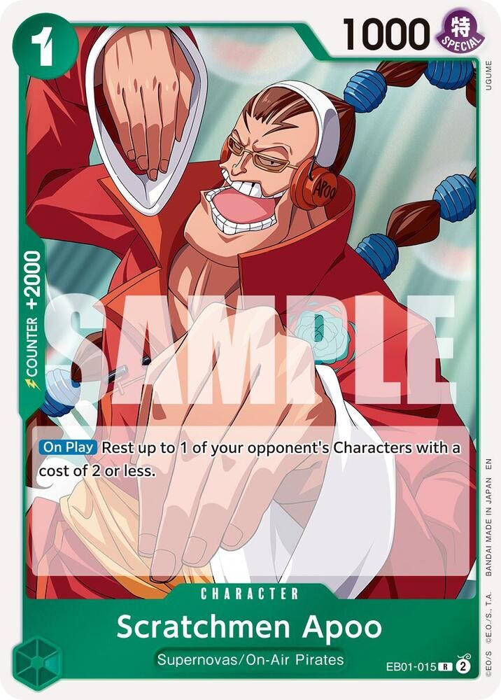 Scratchmen Apoo Reprint R Premium Booster The Best Vol. 2 EB01 015 NM