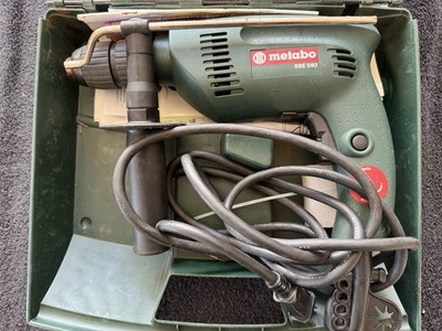 Metabo SBE 560 Impact Drill   560W Corded Hammer Drill with Case