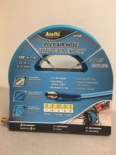 Amflo 100 Ft. L X 14 In. D Polyurethane Air Hose 300 Psi Blue 12-100e