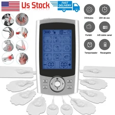 Tens Unit Muscle Stimulator Machine Pulse Massager Therapy Pain Relief 36 Modes.