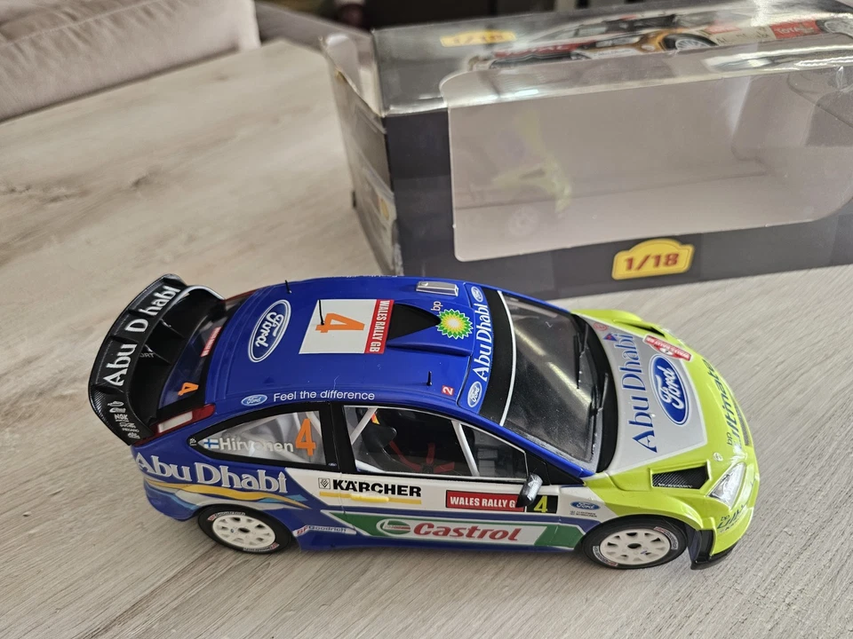 Ford Focus RS 1:18 Wales rally GB 2007 #4 Hirvonen Altaya - Immagine 4 di 4