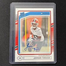 🚛GN 2024 PANINI DONRUSS FOOTBALL RATED ROOKIE AUTO /199 RC JAMARI THRASH #376