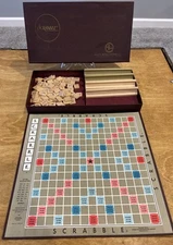 Vintage 1953 Scrabble Board Game Selchow Righter Selright Complete Made in USA