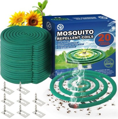 20 Coils Supreme Pro Mosquito Repellent Coils - Outdoor Use Reaches Up to 10 fts