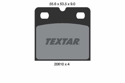 Rear Brake Pad Set Fits Aston Martin Audi Ford Honda Jaguar Textar 2061005