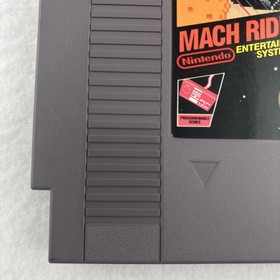 Mach Rider NES Nintendo 5 Screw Cart, Manual & RENTAL CASE Tested