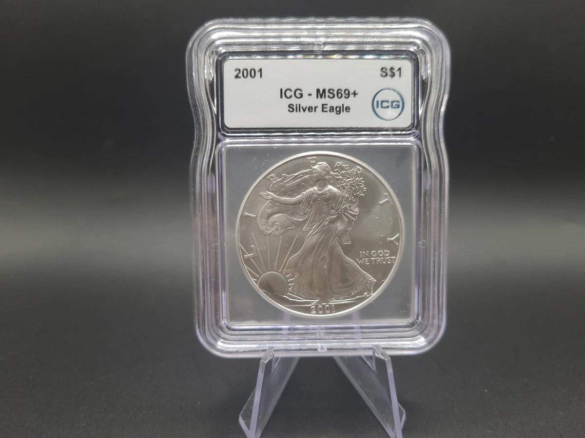 American Eagle MS 69 Graded 2001 Silver Bullion Coins for sale | eBay