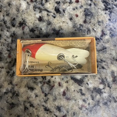 Bomber Bait Co. Fishing Lure  Original Box & Paper pictured. 1/2oz #404