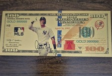 Aaron Judge Gold Foil Novelty Souvenir Bank Note