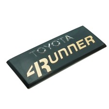 Pair Of Raised SR5 Emblems – Black – Fits 4Runner, Tacoma, Tundra, Sequoia – Pillar Plate Badges