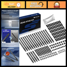 12-point Cylinder Head Stud Bolts Nuts Kit For Chevy Ls1 Lq9 4.8l 5.3l 5.7l 6. 12-point Cylinder Head Stud Bolts Nuts Kit For Chevy Ls1 Lq9 4.8l 5.3l 5.7l 6.