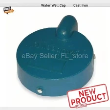 Water Well Cap Cast Iron 6" Compatible Casing is 6-5/8 in Inside Diameter NEW
