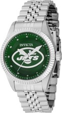 NEW INVICTA WATCH NFL NEW YORK JETS 42509 36MM PC21 3 YEAR WARRANTY NO BOX