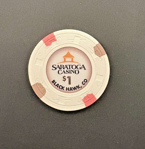 $1 casino chip Saratoga Casino in Black Hawk Colorado - $1 chip good condition!