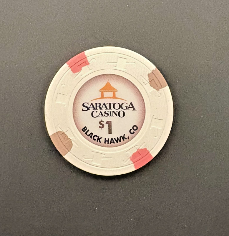 $1 casino chip Saratoga Casino in Black Hawk Colorado - $1 chip good condition!