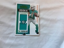 2020 Panini Contenders - Rookie Ticket Dual Swatches Tua Tagovailoa #DS2...