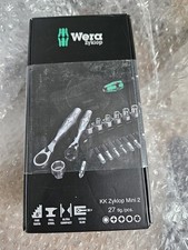 WERA 27 Pce 1/4" KK Zyklop Mini Ratchets & Sockets + Screwdriver Bit Set,135918