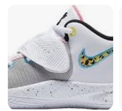 Nike Kyrie Flytrap 3 South Beach White Silver Pink BQ5620-104 Auth Size 13 GUC