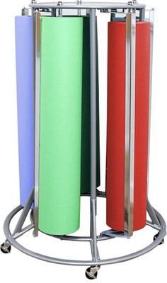 Angeles 5-Roll Mobile Paper Dispenser   Classroom Kraft, Art and 