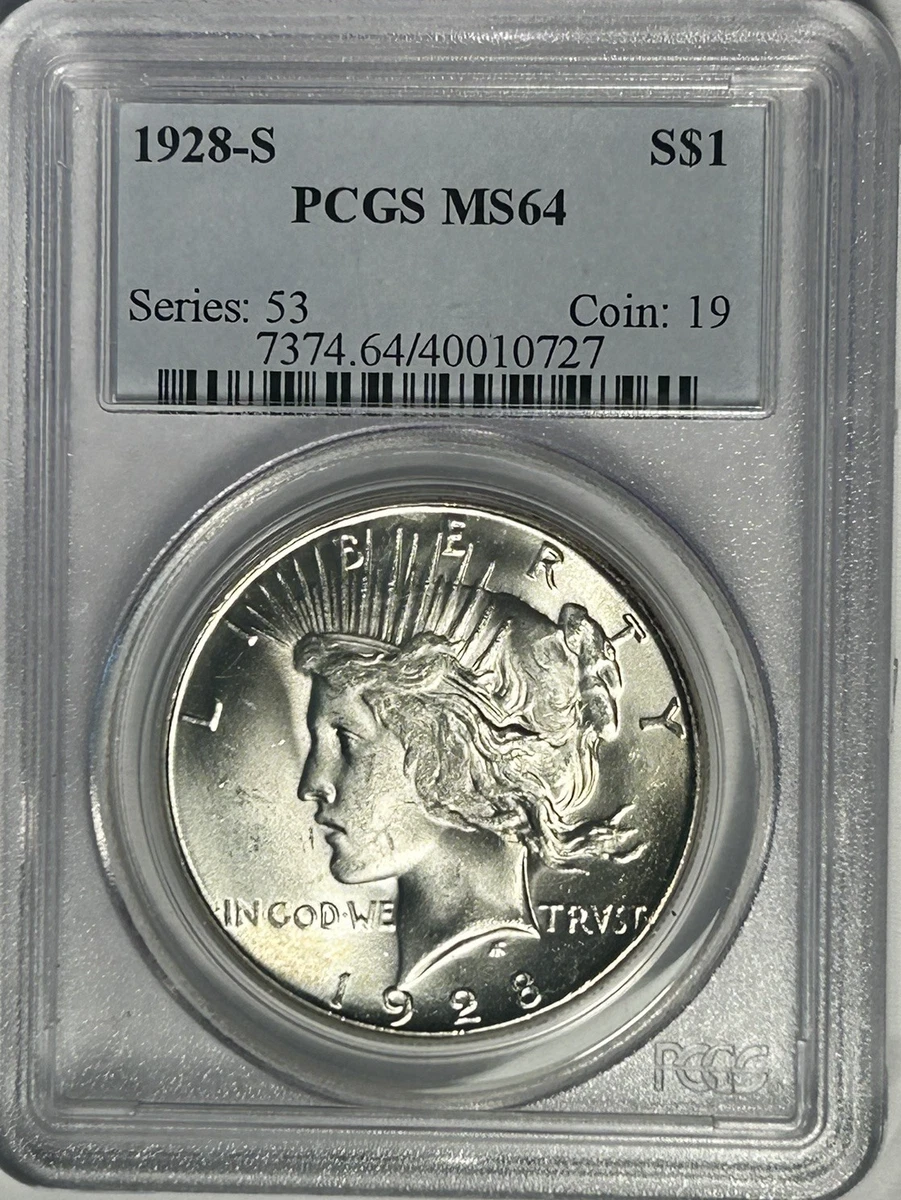 MS 64 Peace Dollars 1921-1935 for sale | eBay