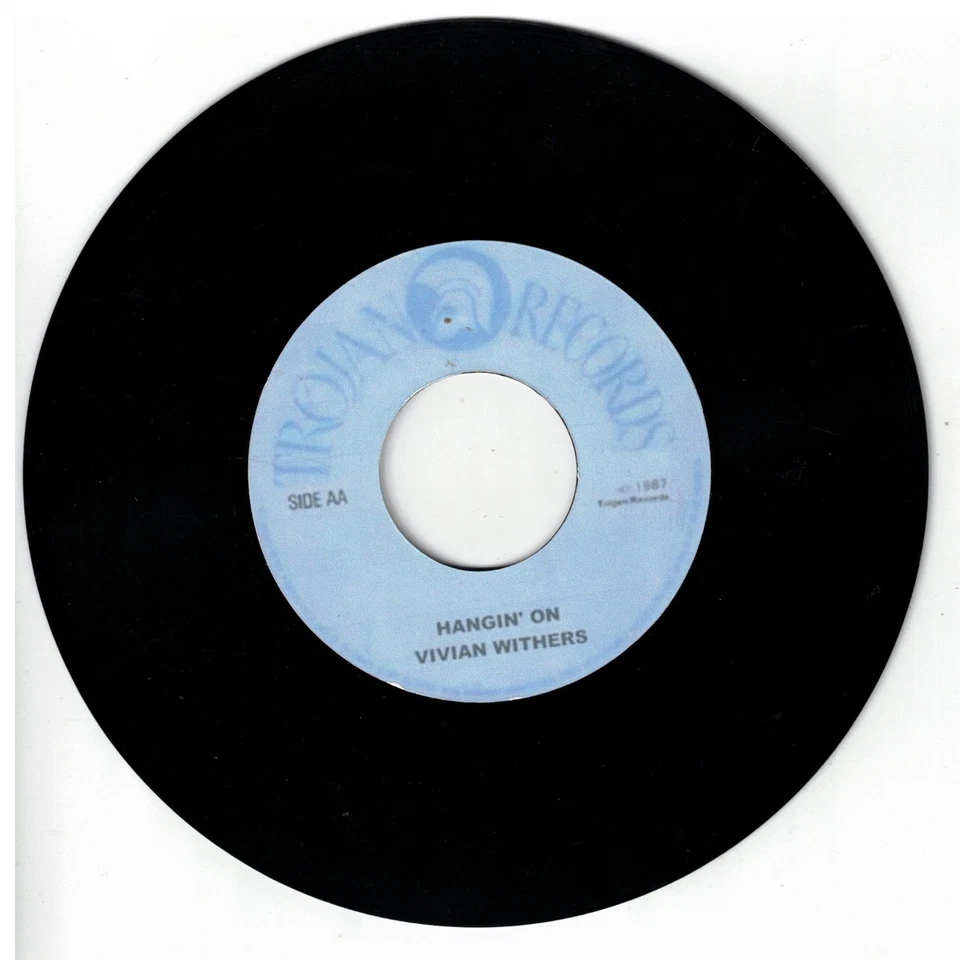 #135 ROOTS VINYL DUBPLATE  VIVIAN WINTERS " HANGIN´ ON " TOTAL DEEP KILLER ! - Image 2 of 3