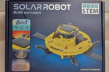 STEM Build and Learn Solar Robot Space Shuttle Astronaut 6-In-1 Robot Model Kit