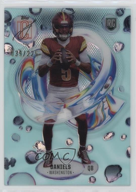 2024 Topps Signature Class Fluidity Teal /225 Jayden Daniels #F-2 Rookie RC 0n64