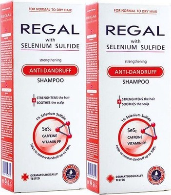 REGAL ANTI-SCHUPPEN Vorteilspack Shampoo Selensulfid für normales und trockenes Haar