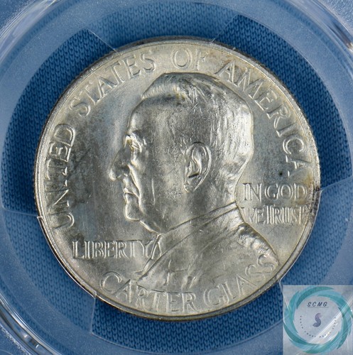 1936 Lynchburg Commemorative 50c PCGS MS65 - Vintage Champagne and Icey Blues - Picture 11 of 12