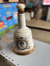Wade Commemorative Bells Whisky porcelain bottle for Queen’s  60th Birthday 1986