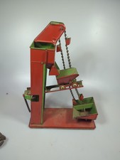 Vintage 1950's Wolverine Mining Car Crank Tiny Toy Mine Sand Loader Working