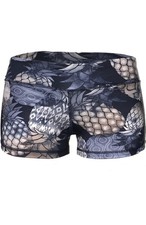 Epic MMA Gear 3" Stretchy Yoga Running Exercise Workout Shorts Pineapple Navy XS