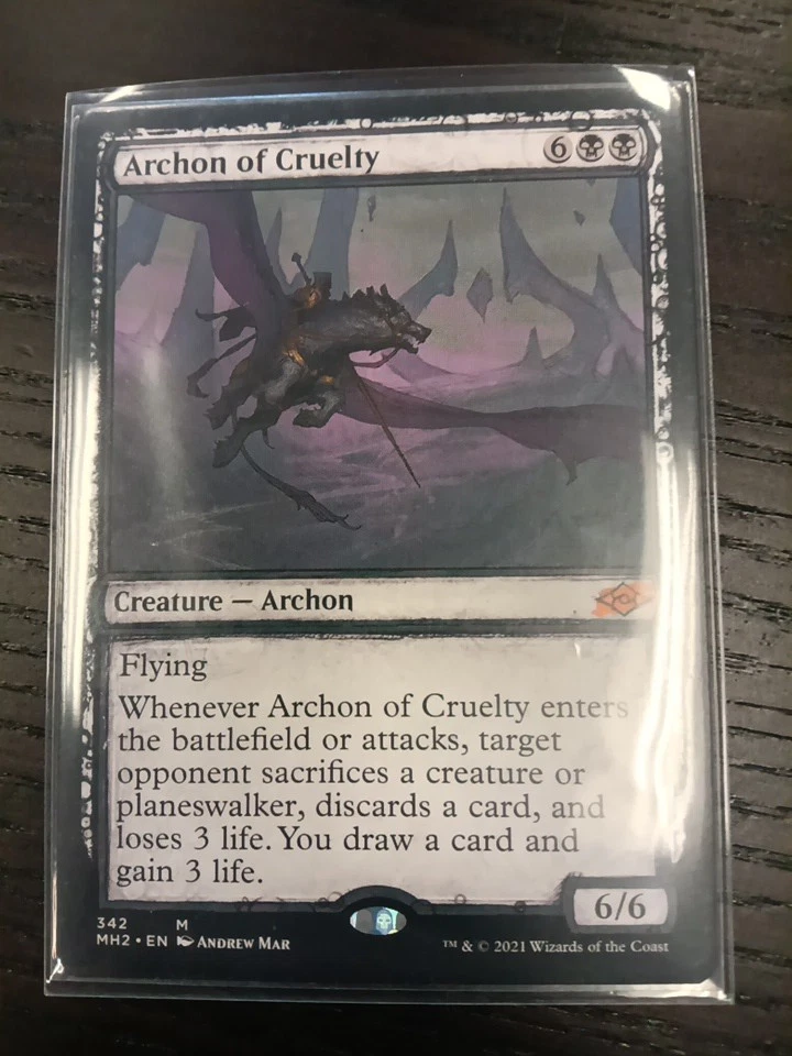 【未使用美品】残虐の執政官/Archon of Cruelty　拡張アート　英語 Archon of Cruelty 342 Modern Horizons 2 | eBay