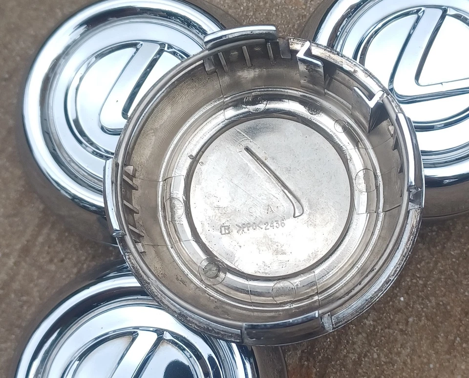 Lexus GS300 GS400 GS430, 1998-2005 center cap set of 4, part # 2436 - Image 3 of 3