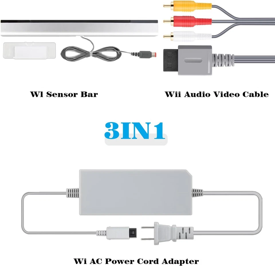 AC Power Supply Charging Adapter Cable Charger For Nintendo Wii U GamePad Lot - Image 4 of 4